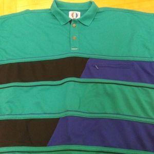 Long sleeved Polo 80's retro/vintage